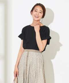 S size ONWARD(小さいサイズ) / エスサイズオンワード カットソー | 【NAIL HOLICコラボ】タックスリーブ Tシャツ