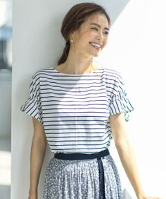 S size ONWARD(小さいサイズ) / エスサイズオンワード カットソー | 【NAIL HOLICコラボ】タックスリーブ Tシャツ