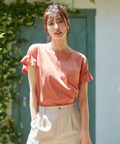 S size ONWARD(小さいサイズ) / エスサイズオンワード カットソー | 【NAIL HOLICコラボ】タックスリーブ Tシャツ