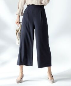 S size ONWARD(小さいサイズ) / エスサイズオンワード その他パンツ | 【洗える】サイドポイント ワイドパンツ