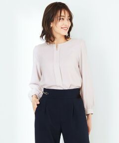S size ONWARD(小さいサイズ) / エスサイズオンワード シャツ・ブラウス | 【洗える】スフレタッチバー ブラウス