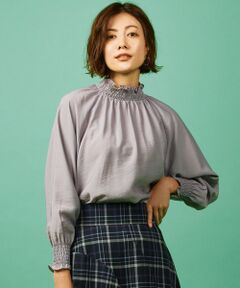 S size ONWARD(小さいサイズ) / エスサイズオンワード シャツ・ブラウス | 【洗える】 スモッキング ブラウス