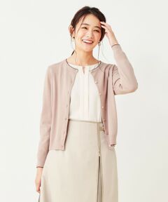 S size ONWARD(小さいサイズ) / エスサイズオンワード カーディガン・ボレロ | 【洗える】ラインポイント カーディガン
