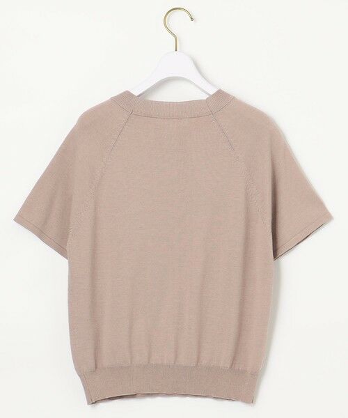 S size ONWARD(小さいサイズ) / エスサイズオンワード ニット・セーター | 【洗える】ネックポイント ニット Tシャツ | 詳細10