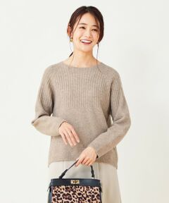 S size ONWARD(小さいサイズ) / エスサイズオンワード ニット・セーター | 【洗える】AIRリブコンビ ニット