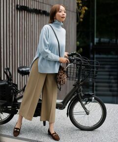 S size ONWARD(小さいサイズ) / エスサイズオンワード その他パンツ | 【蓄熱効果】サーモトロン 2WAYストレッチ ワイドパンツ