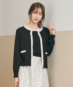 S size ONWARD(小さいサイズ) / エスサイズオンワード その他トップス | 【美人百花コラボ】バイカラーツイン ニット