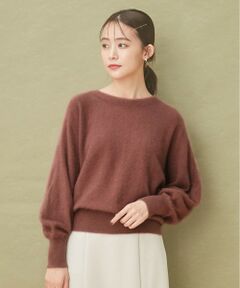 S size ONWARD(小さいサイズ) / エスサイズオンワード ニット・セーター | ボリュームスリーブラクーンライク ニット