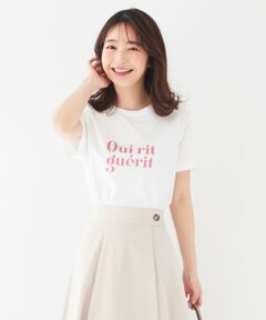 【洗える】メッセージロゴ Ｔシャツ