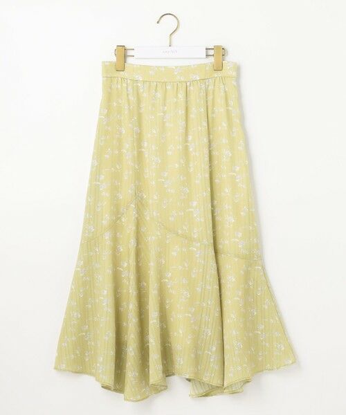 S size ONWARD(小さいサイズ) / エスサイズオンワード ミニ・ひざ丈スカート | 【洗える】Floretミスティプリント スカート | 詳細4