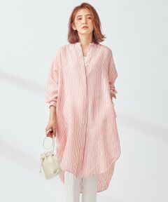 【WEB/一部店舗限定】 LIBECO LINEN チュニックシャツ