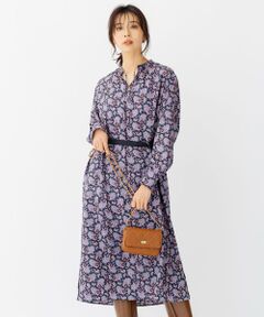 S size ONWARD(小さいサイズ) / エスサイズオンワード ロング・マキシ丈ワンピース | 【洗える】Ratti ペイズリープリント ワンピース