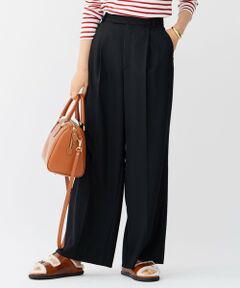 S size ONWARD(小さいサイズ) / エスサイズオンワード その他パンツ | クリアトリコチン ワイドパンツ