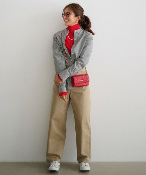 S size ONWARD(小さいサイズ) / エスサイズオンワード その他パンツ | コットンギャバ チノ パンツ | 詳細2