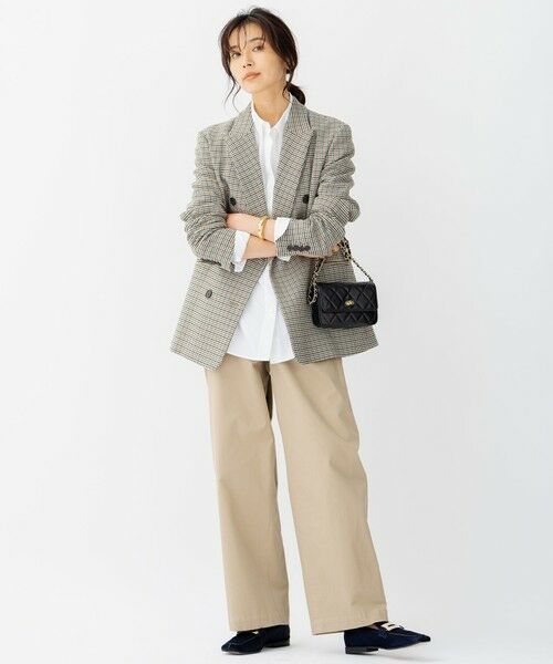 S size ONWARD(小さいサイズ) / エスサイズオンワード その他パンツ | コットンギャバ チノ パンツ | 詳細6