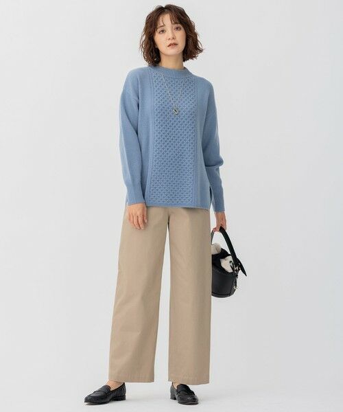 S size ONWARD(小さいサイズ) / エスサイズオンワード その他パンツ | コットンギャバ チノ パンツ | 詳細7