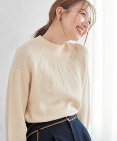 S size ONWARD(小さいサイズ) / エスサイズオンワード ニット・セーター | 【洗える】アンゴラmix求心 ニット