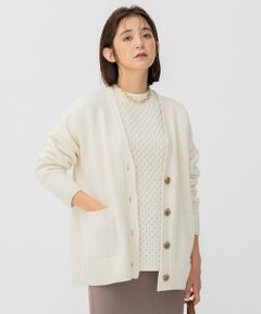 【CLASSY.1月号掲載】ウールカシミヤブレンド カーディガン