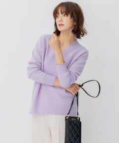 S size ONWARD(小さいサイズ) / エスサイズオンワード ニット・セーター | 【WEB限定】カシミヤブレンドバルキー Vネック ニット