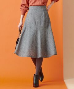 S size ONWARD(小さいサイズ) / エスサイズオンワード ミニ・ひざ丈スカート | 【美人百花11月号掲載】アシンメトリーマーメイドフレア スカート