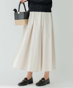 S size ONWARD(小さいサイズ) / エスサイズオンワード ミニ・ひざ丈スカート | 【洗える】ハイカウントライトタフタ ギャザースカート