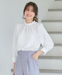 S size ONWARD(小さいサイズ) / エスサイズオンワード シャツ・ブラウス | 【洗える】プチフリル ブラウス