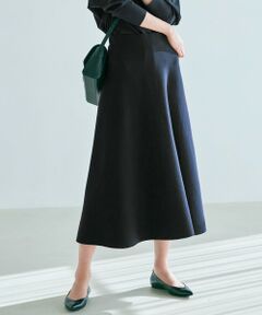 S size ONWARD(小さいサイズ) / エスサイズオンワード ミニ・ひざ丈スカート | 【洗える】テンセルストレッチ フレア ニットスカート