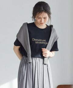 【SLOW/洗える】ロゴ Tシャツ