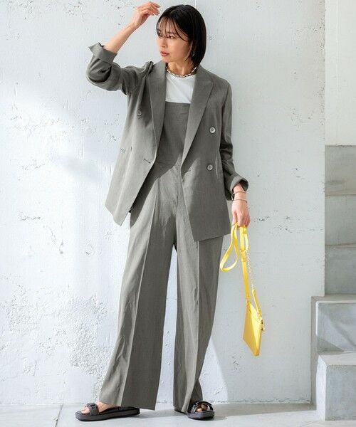 S size ONWARD(小さいサイズ) / エスサイズオンワード カットソー | 【新色追加/洗える】コットンベアジャージー ノースリーブ Tシャツ | 詳細24