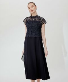 S size ONWARD(小さいサイズ) / エスサイズオンワード ドレス | 【APPLAUDIR】レースコンビ ドレス