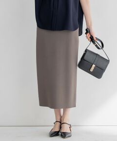 S size ONWARD(小さいサイズ) / エスサイズオンワード ミニ・ひざ丈スカート | 【洗える】レーヨンポリエステルストレッチ タイト ニットスカート