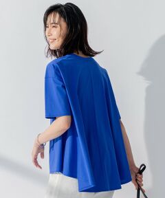 S size ONWARD(小さいサイズ) / エスサイズオンワード カットソー | 【洗える】ALBINIジャージー バックフレア Tシャツ