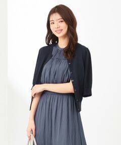 S size ONWARD(小さいサイズ) / エスサイズオンワード カーディガン・ボレロ | 【洗える】ハーフスリーブ カーディガン