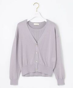 S size ONWARD(小さいサイズ) / エスサイズオンワード その他トップス | 【美人百花6月号掲載】2SET シアーカーディガン アンサンブル