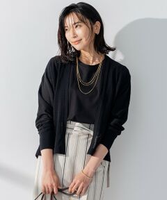 S size ONWARD(小さいサイズ) / エスサイズオンワード カーディガン・ボレロ | 【洗える】シアー カーディガン