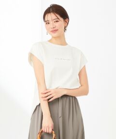 サテンコンビロゴ Tシャツ