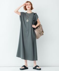 S size ONWARD(小さいサイズ) / エスサイズオンワード ロング・マキシ丈ワンピース | 【洗える】ライトスムース ロング ワンピース