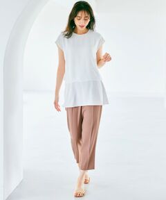 S size ONWARD(小さいサイズ) / エスサイズオンワード その他パンツ | 【接触冷感＆UVカット】サラキレイ テーパードパンツ