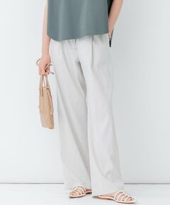S size ONWARD(小さいサイズ) / エスサイズオンワード その他パンツ | 【STORY7月号掲載/洗える】リネンヴィスコースストレッチ ドロスト パンツ