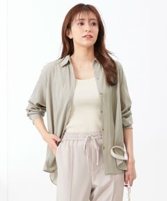S size ONWARD(小さいサイズ) / エスサイズオンワード シャツ・ブラウス | 【美人百花7月号掲載】ライトシアー シャツ