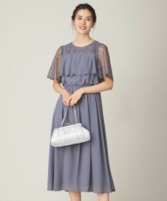 【Lily Calin】ラッフルディテール ドレス