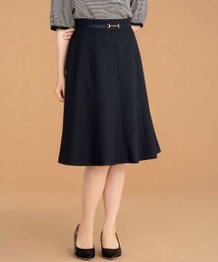 S size ONWARD(小さいサイズ) / エスサイズオンワード ミニ・ひざ丈スカート | 【低身長企画】ミニドビーフレア スカート