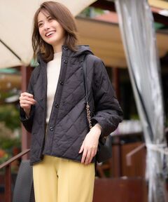 S size ONWARD(小さいサイズ) / エスサイズオンワード その他アウター | 【洗える】キルティングフーディ ブルゾン