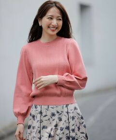 S size ONWARD(小さいサイズ) / エスサイズオンワード ニット・セーター | 【CICA加工】ケーブルポイント ニット