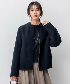 S size ONWARD(小さいサイズ) / エスサイズオンワード その他アウター | ウールリバー ショート ブルゾン