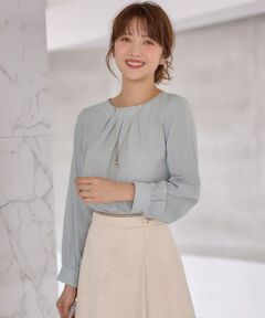 S size ONWARD(小さいサイズ) / エスサイズオンワード シャツ・ブラウス | 【洗える】フロントタックノーブル ブラウス