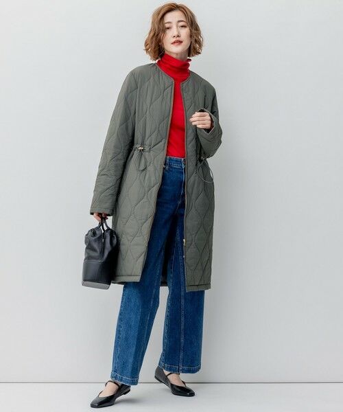 S size ONWARD(小さいサイズ) / エスサイズオンワード ダウンジャケット・ベスト | 【撥水加工】 中綿 ロング パディング アウター | 詳細2