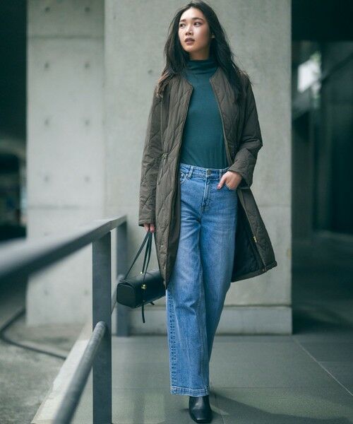 S size ONWARD(小さいサイズ) / エスサイズオンワード ダウンジャケット・ベスト | 【撥水加工】 中綿 ロング パディング アウター | 詳細1