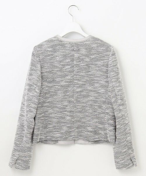 S size ONWARD(小さいサイズ) / エスサイズオンワード ノーカラージャケット | カラミツイードノーカラー ジャケット | 詳細6