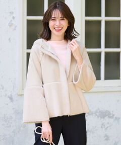 S size ONWARD(小さいサイズ) / エスサイズオンワード その他アウター | 【大人百花・美人百花掲載】Luxuryフェイクムートン コート